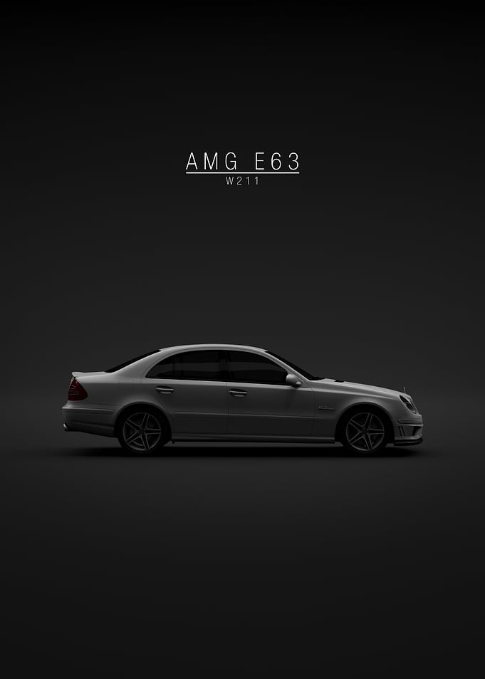 2005 Mercedes-Benz E63 AMG (W211) Grey