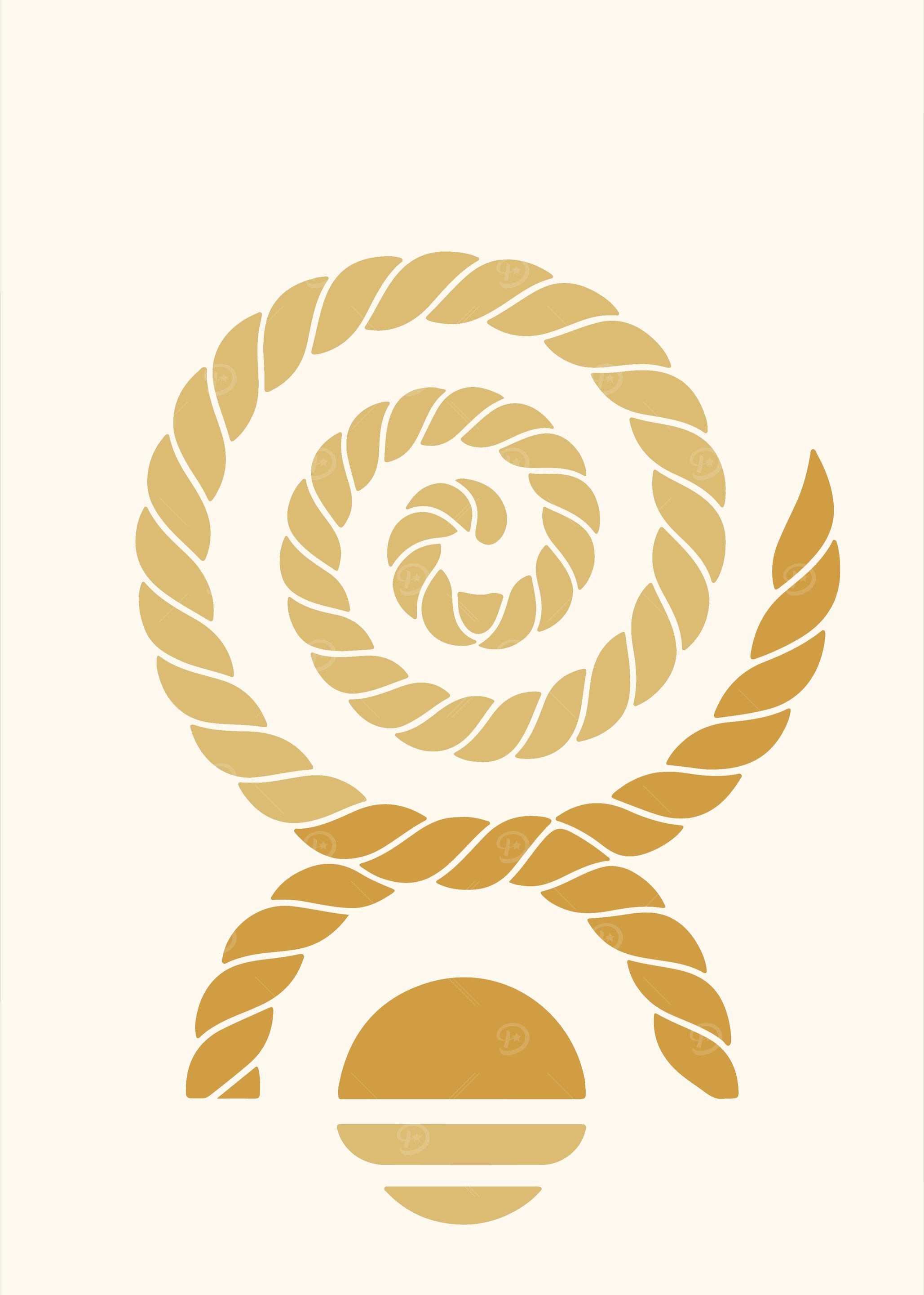 Rope Spiral Minimalist Art