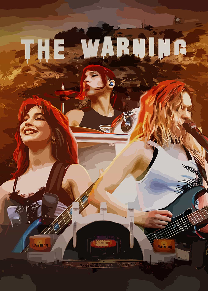 The Warning band performance art
