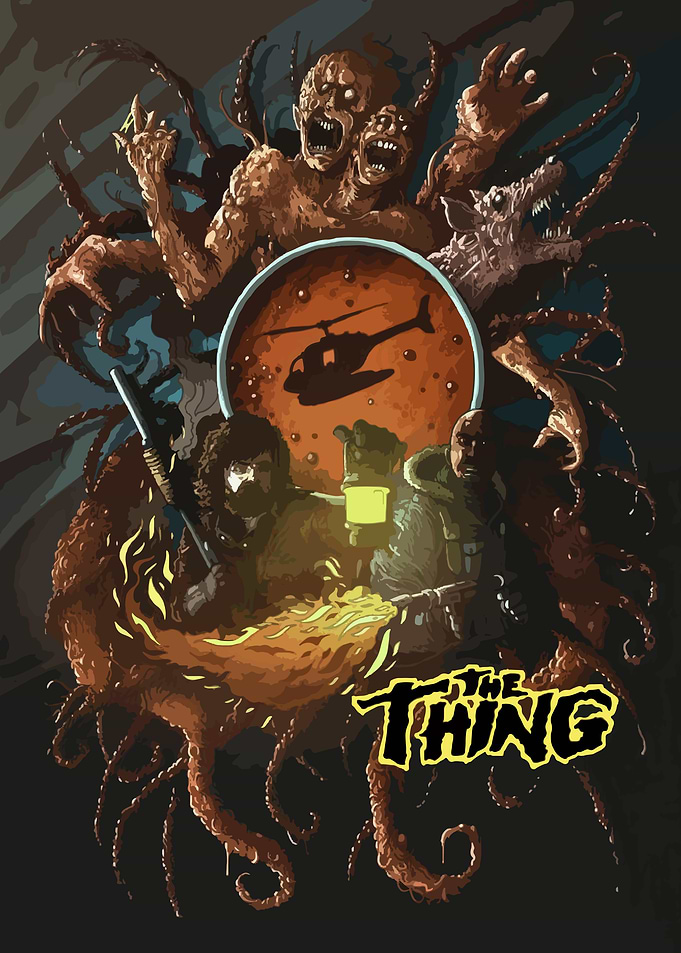 The Thing Movie Poster Art