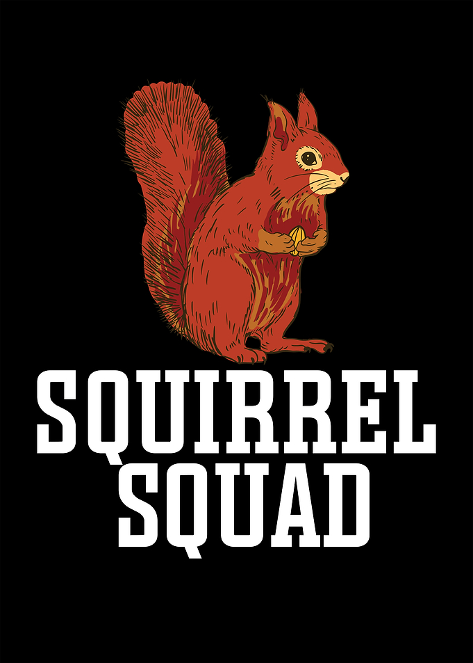 Squirrel Squad Illustration