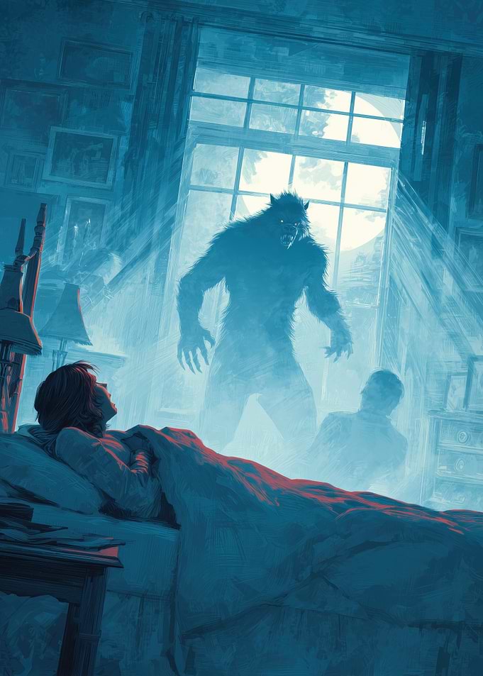 Werewolf Encounter in Bedroom