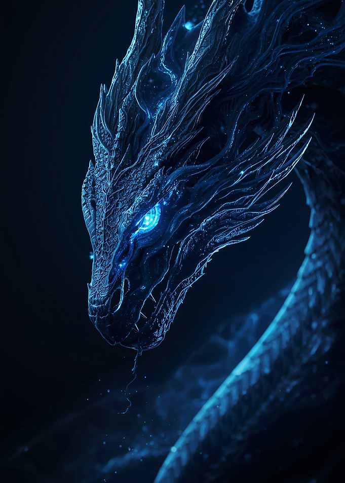 Mystical Ice Dragon –