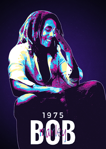 Bob Marley 1975 Portrait