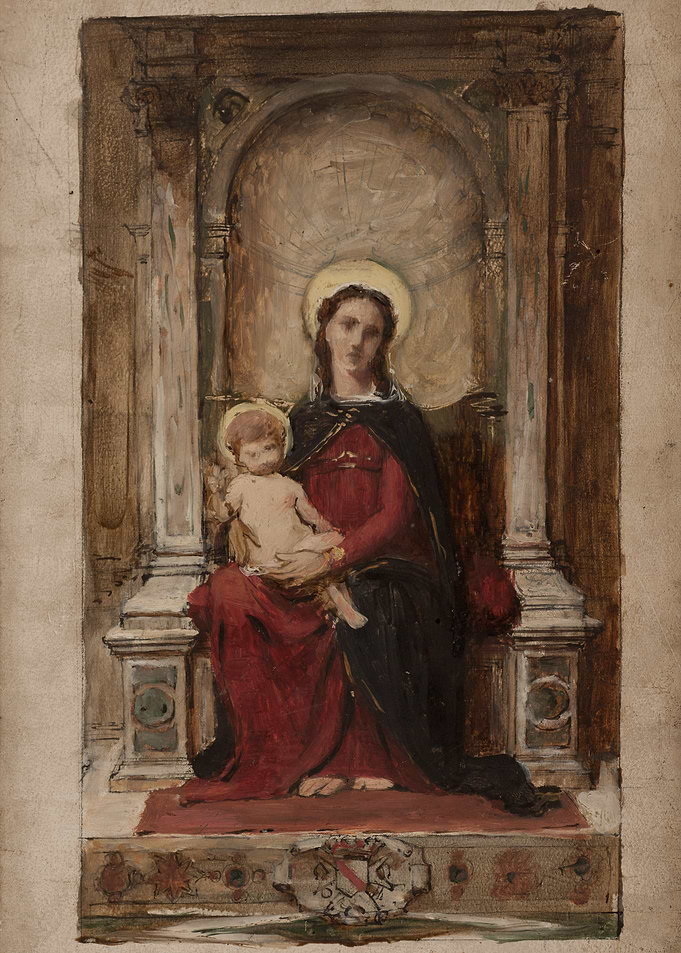 Madonna and Child Painting