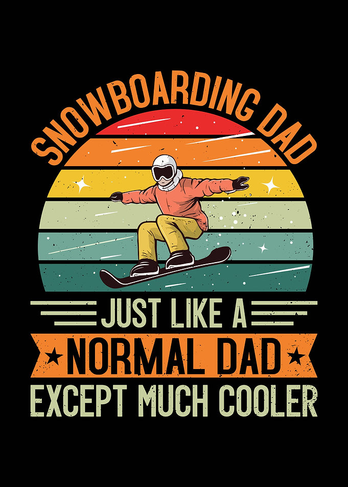 Snowboarding Dad