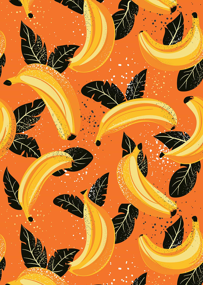 Banana and Leaf Pattern