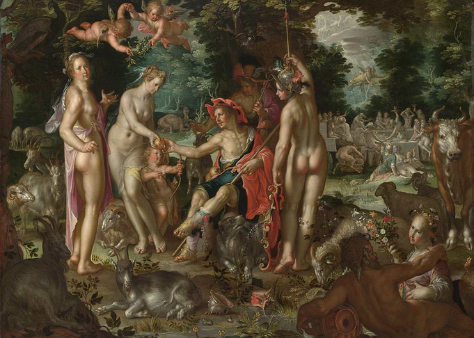 The Judgment of Paris Painting