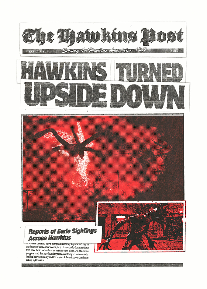 Hawkins Post: Upside Down Edition