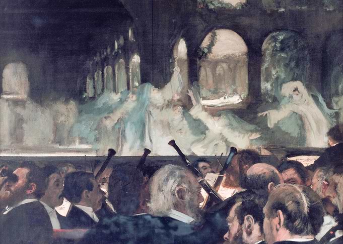 Orchestra and Ballet Painting