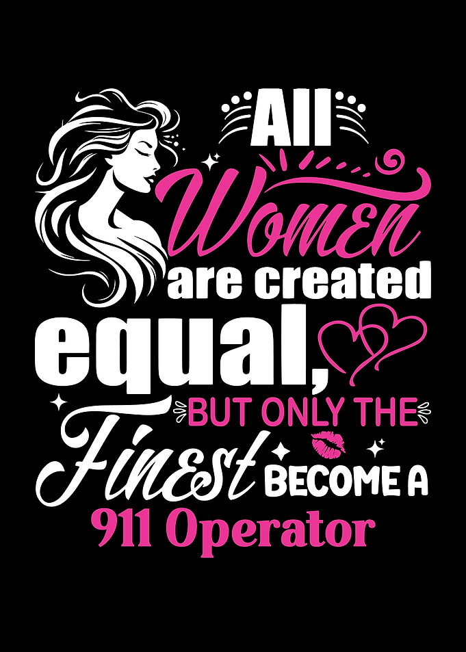 Finest Women 911 Operator Graphic