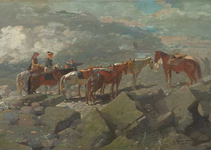 Mountain Trail Ride by Winslow Homer