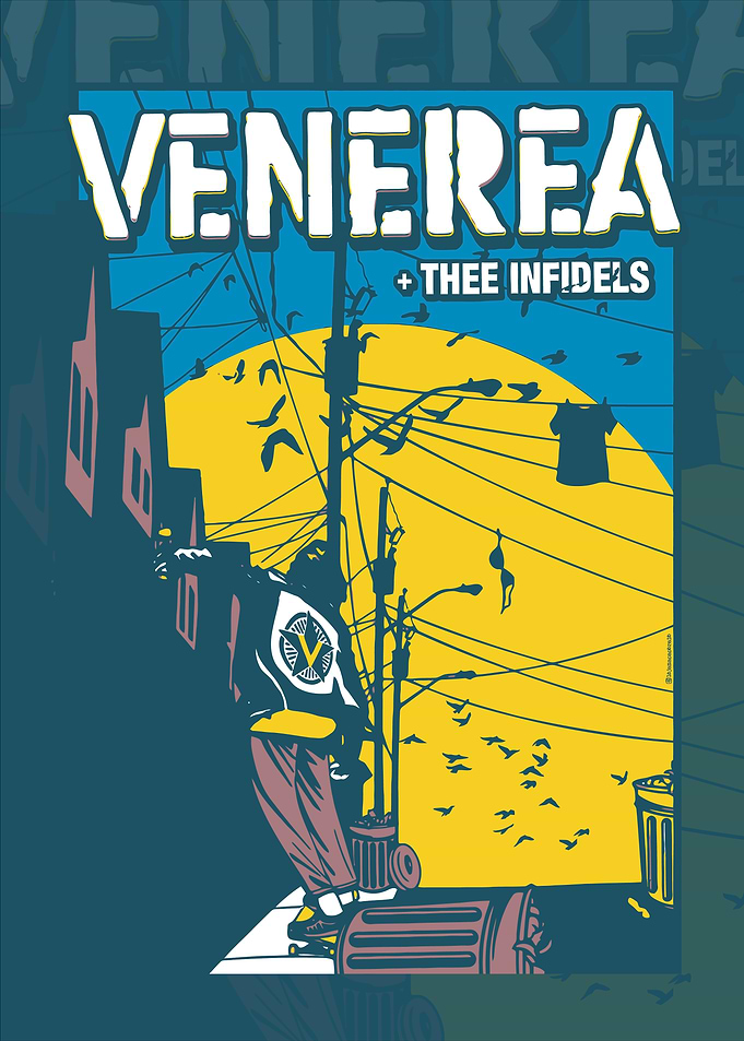 Venerea + Thee Infidels Album Art
