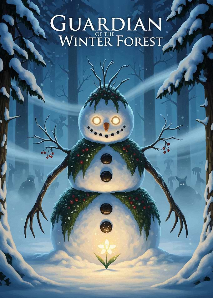 Guardian of the Winter Forest Snowman