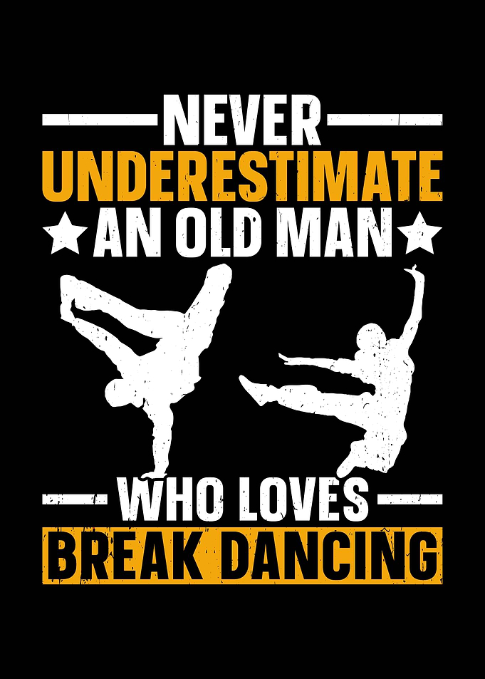 Never Underestimate Old Man Breakdancing