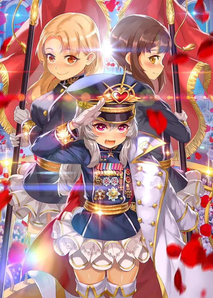 Girls in Military Uniforms