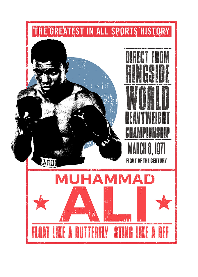 Muhammad Ali Boxing Poster