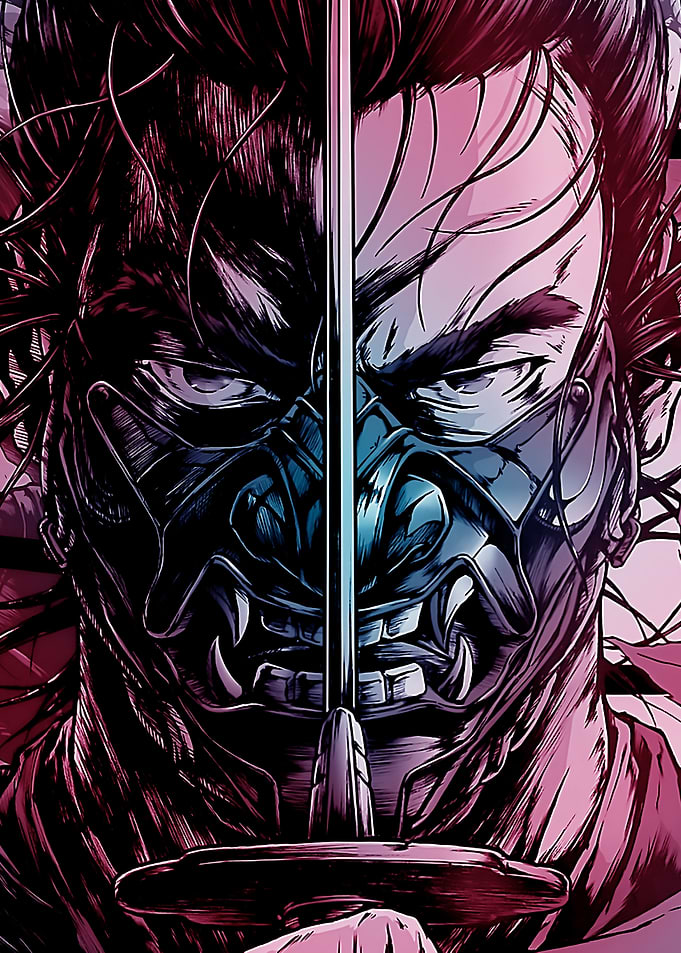 Sakai Masked Comic Art