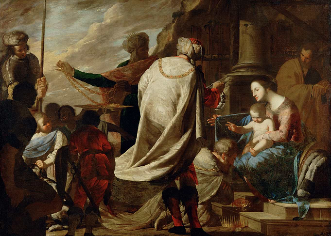 Adoration of the Magi painting