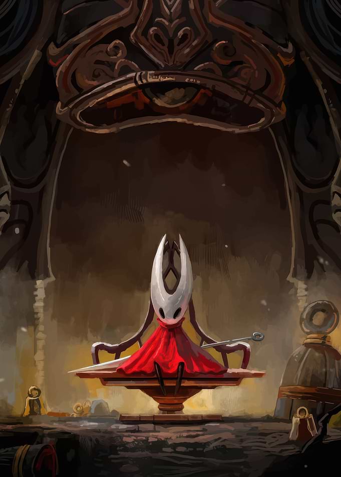 Hornet from Hollow Knight illustration