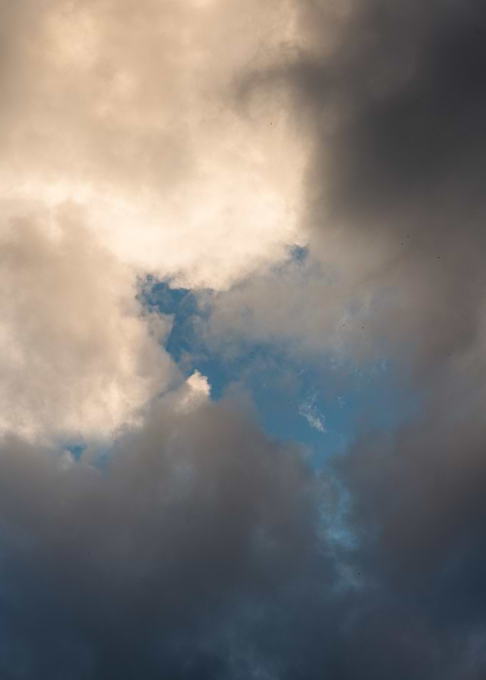 Dramatic Clouds and Blue Sky