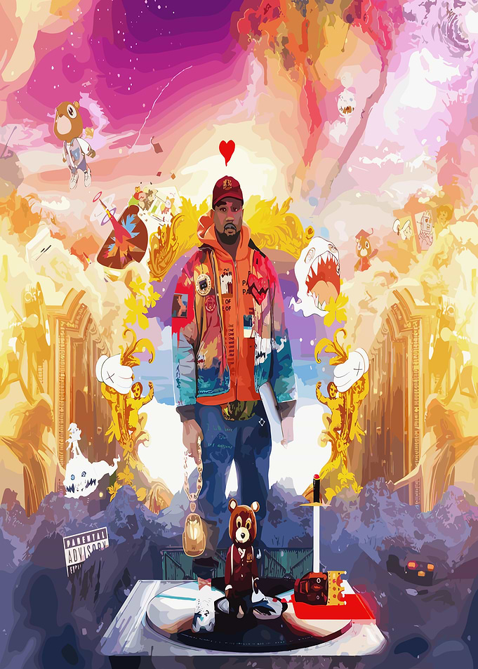 Kanye West Album Cover Art