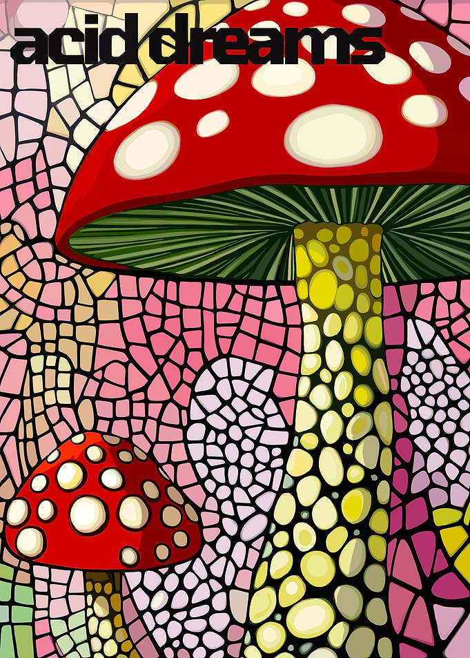 Acid Dreams Mushroom Mosaic