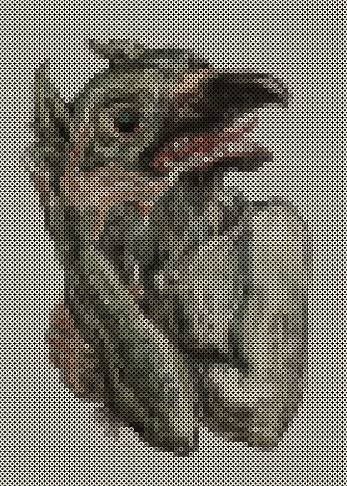 Devil with a bird’s head