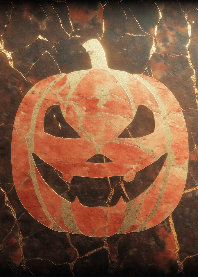 Halloween Pumpkin Kintsugi