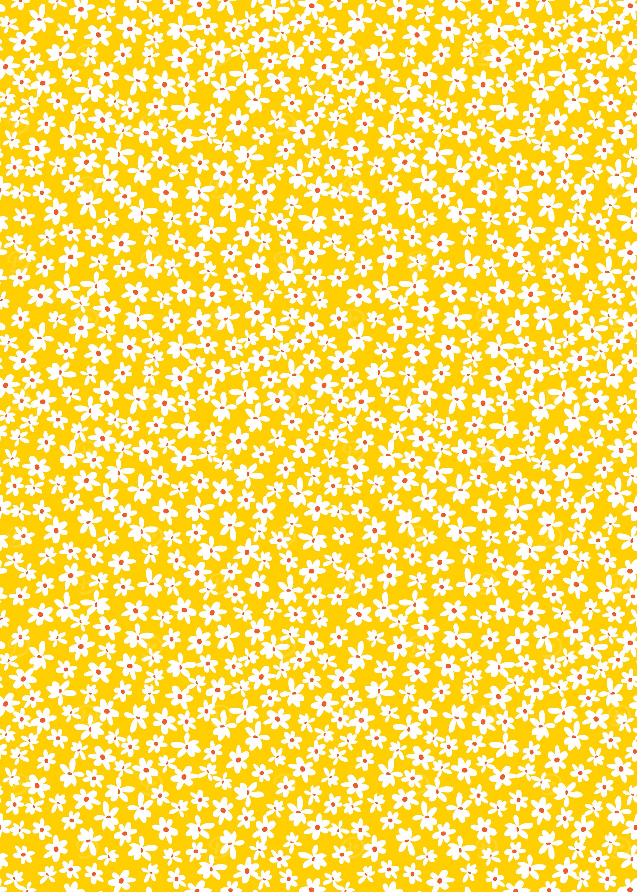 Yellow Floral Pattern