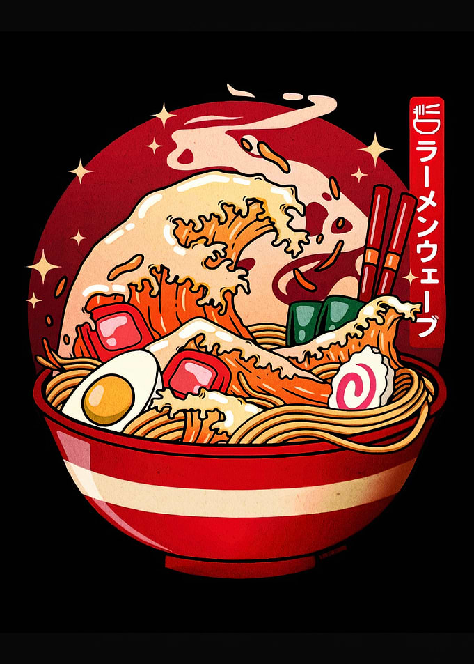 Ramen Wave Illustration