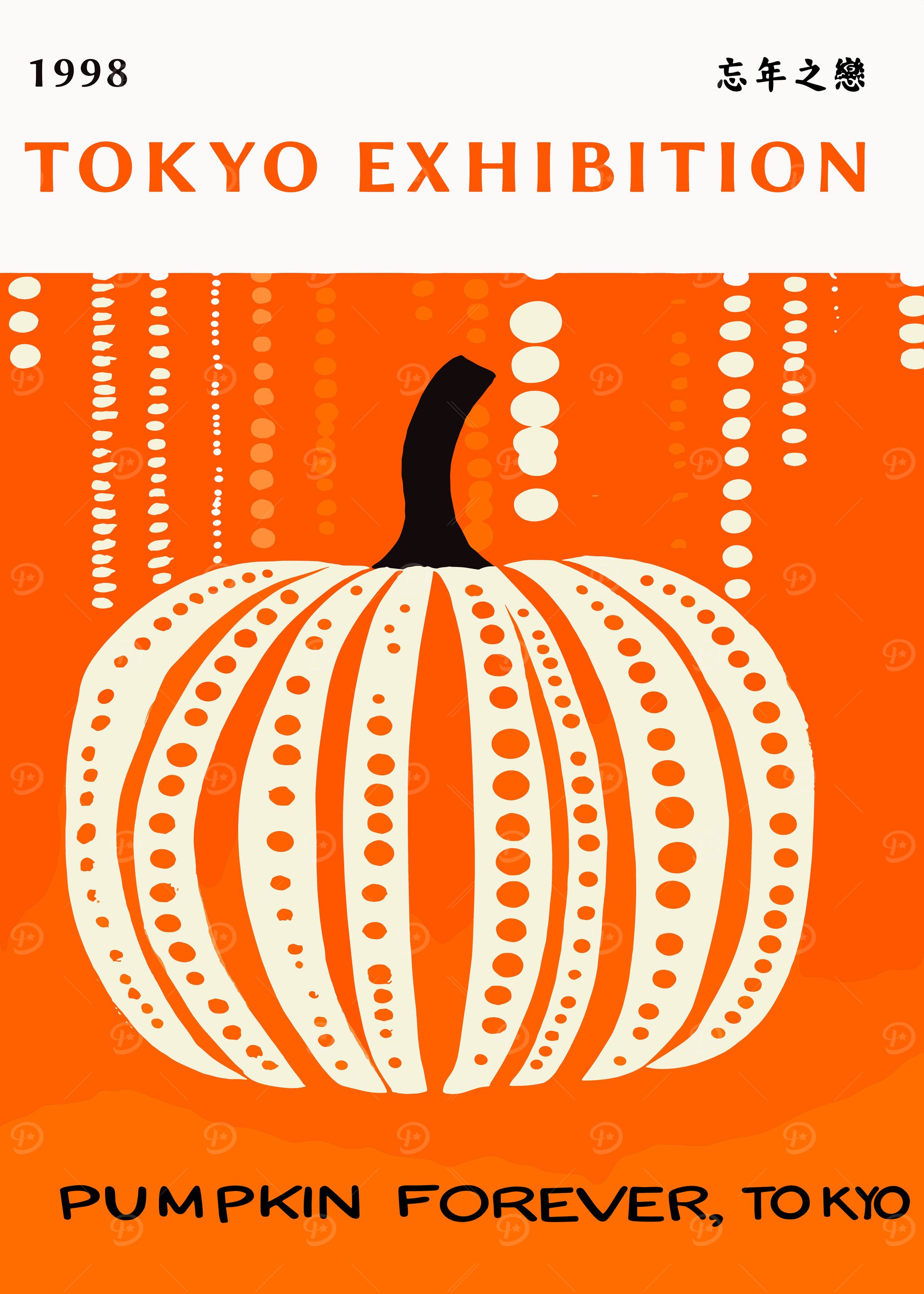 Tokyo Exhibition Pumpkin Forever Poster