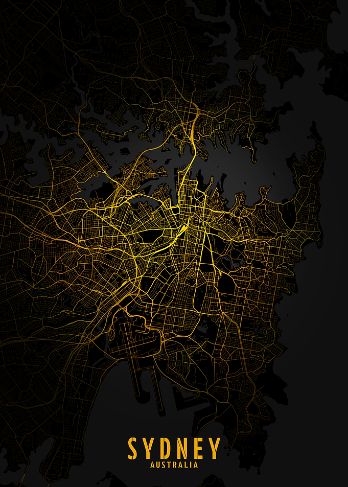Sydney Golden City Map