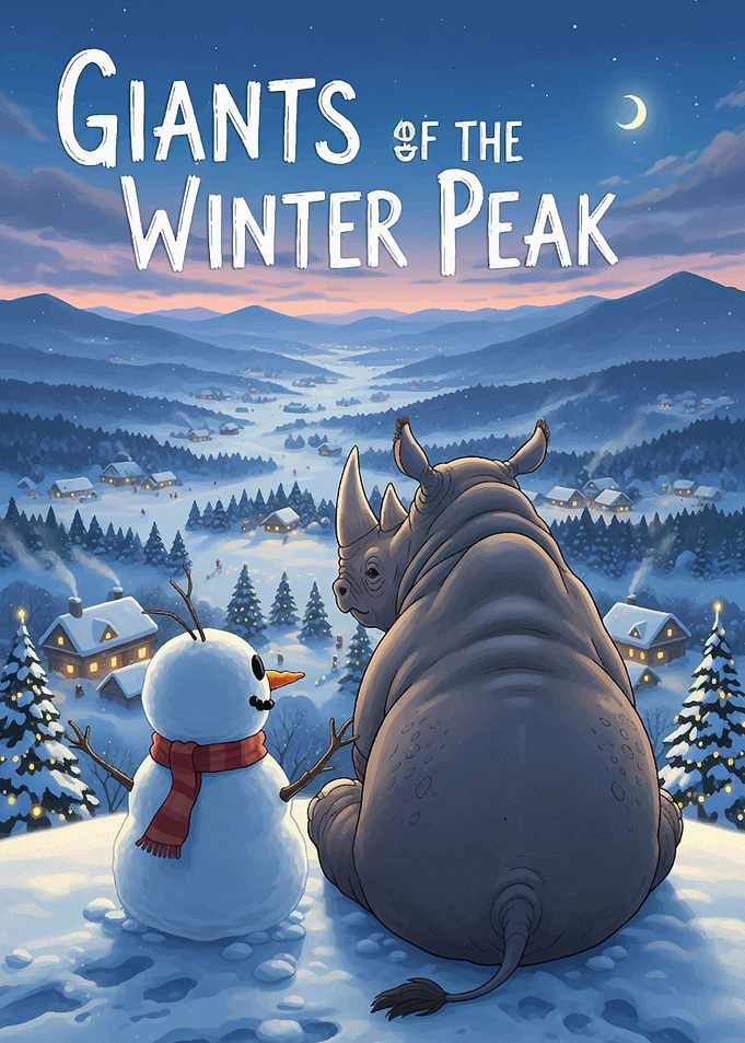 Giants of the Winter Peak Illustration