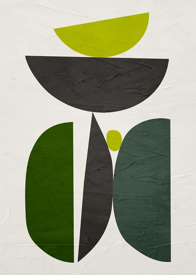 Abstract Geometric Shapes Art