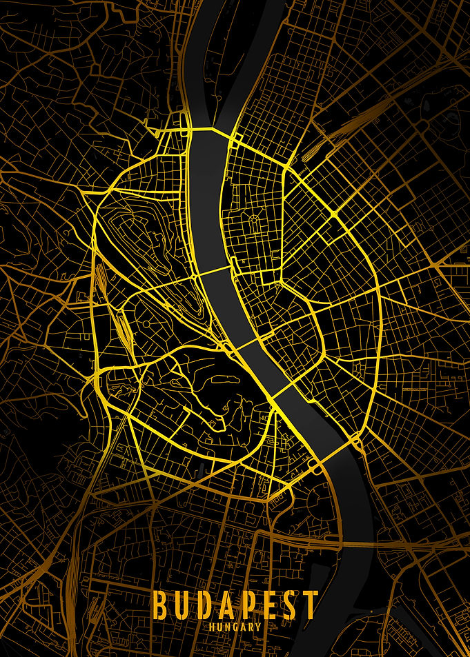 Budapest Golden City Map