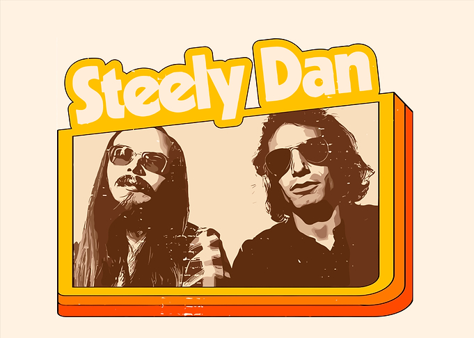Steely Dan Retro Band Portrait