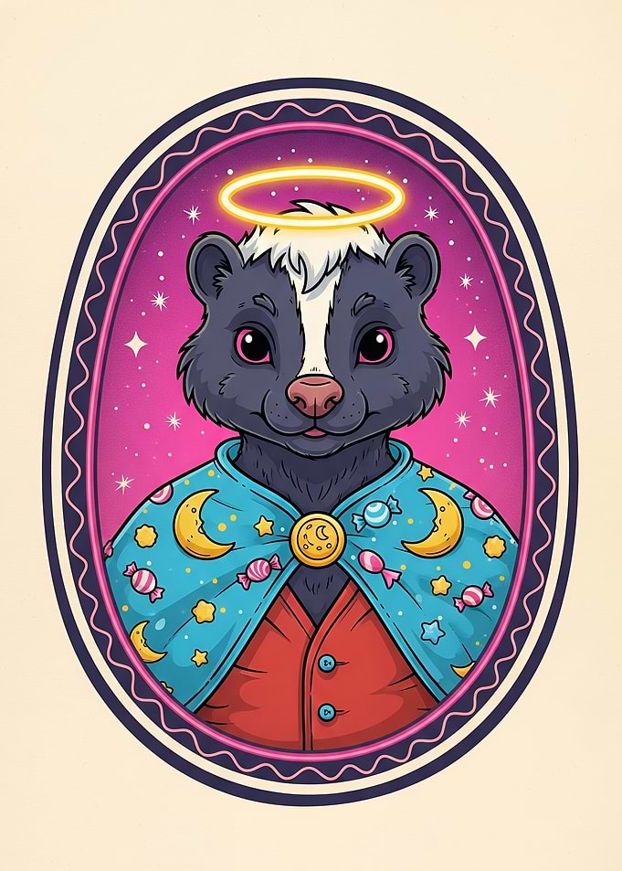 Skunk Spellbinder in Candy Cape