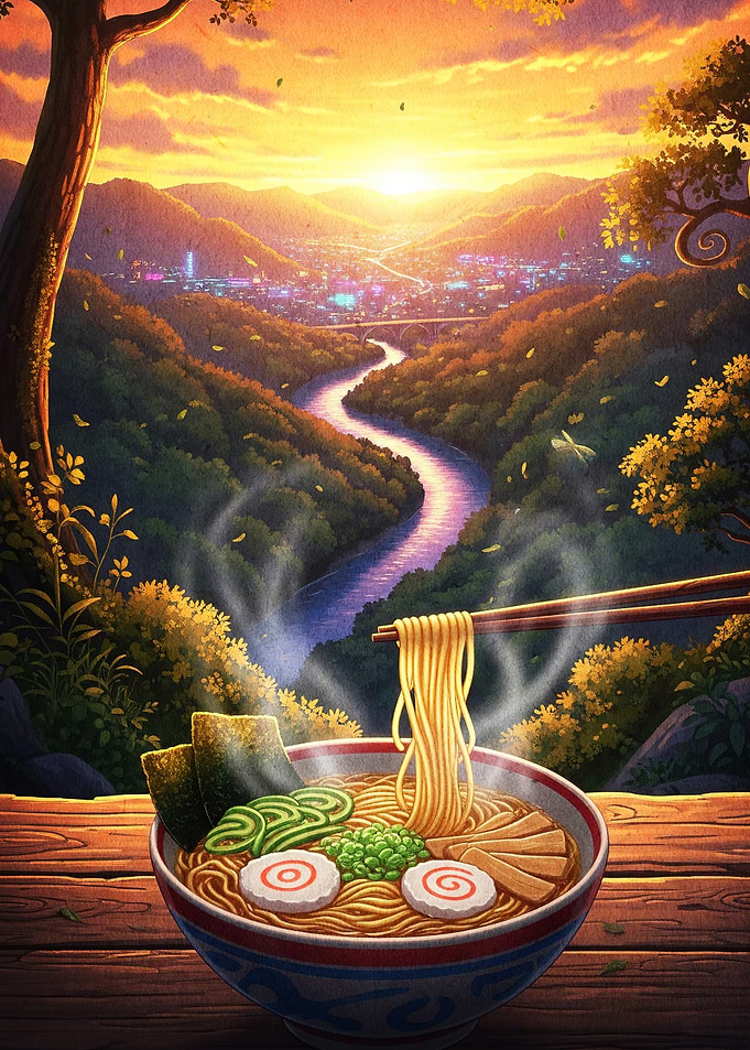 Ramen Japanese Landscape