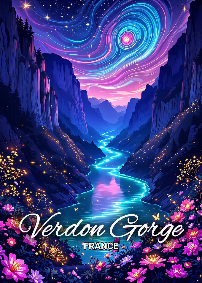 Verdon Gorge, France: Dreamy Landscape