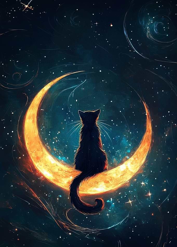 Cat on the Moon