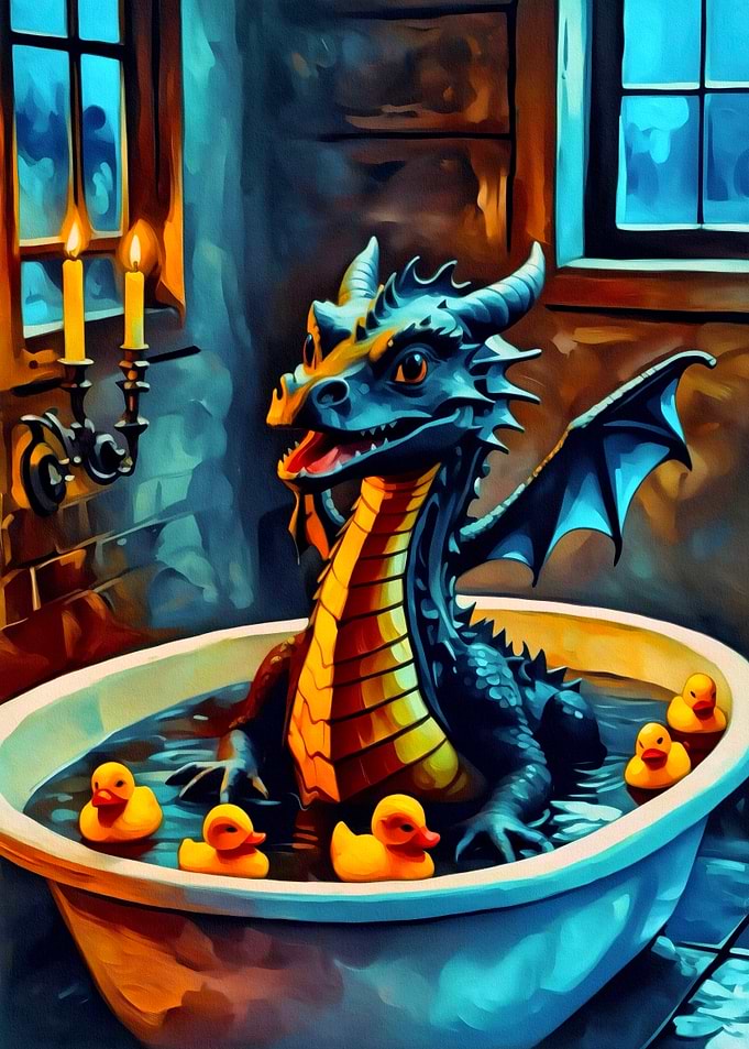 Dragon Bath Time