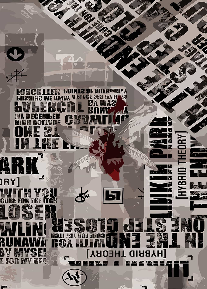 Linkin Park Hybrid Theory Collage Art