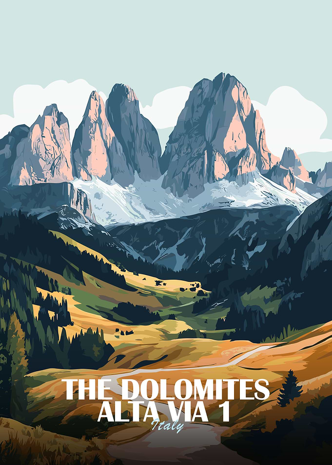 The Dolomites Alta Via 1 Italy