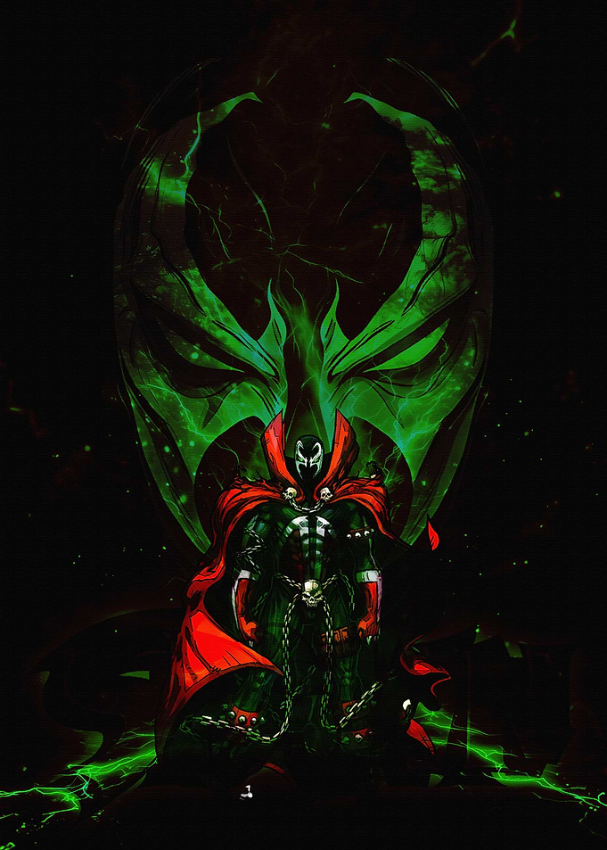 Spawn Comic Book Character Art