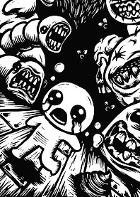 The Binding of Isaac Black and White