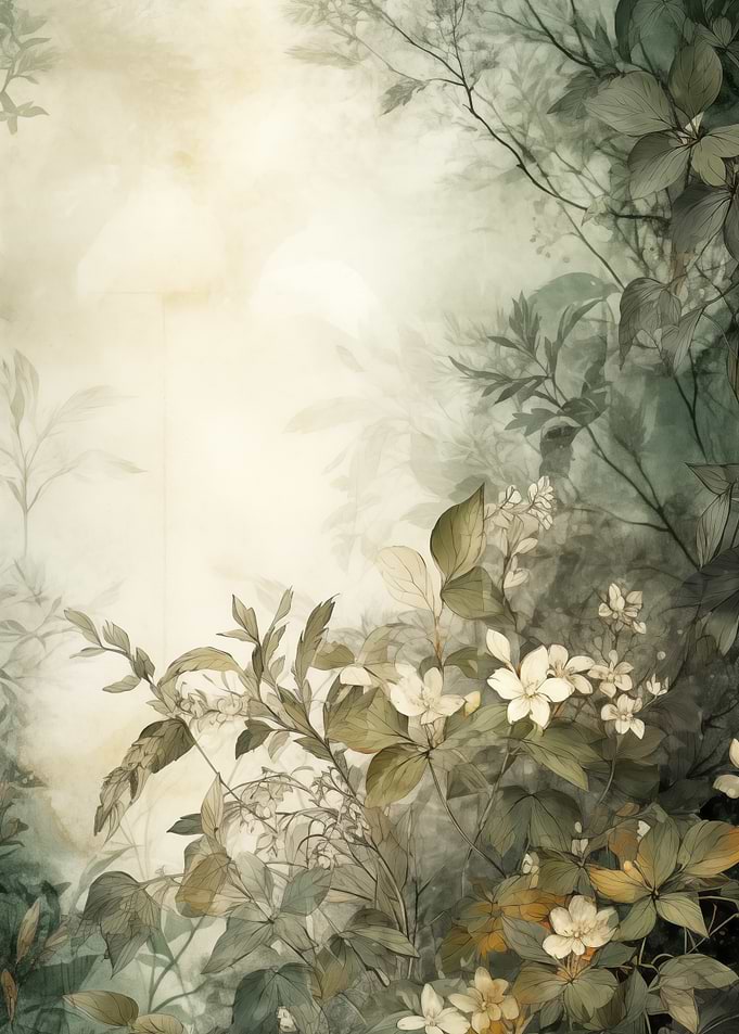 Floral Green Botanical