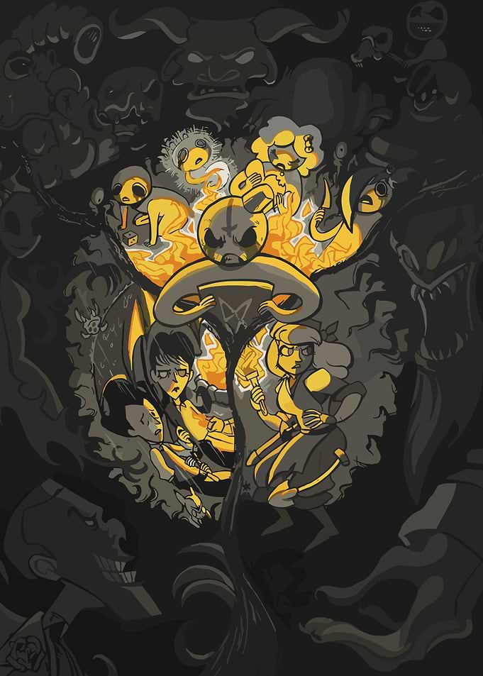 Don't Starve Together: Survival Horror Illustration