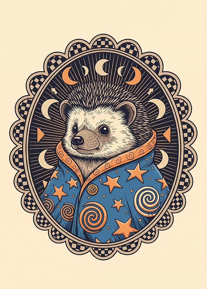 Hedgehog Oracle of the Moons