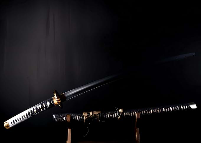 Katana and Scabbard on Display